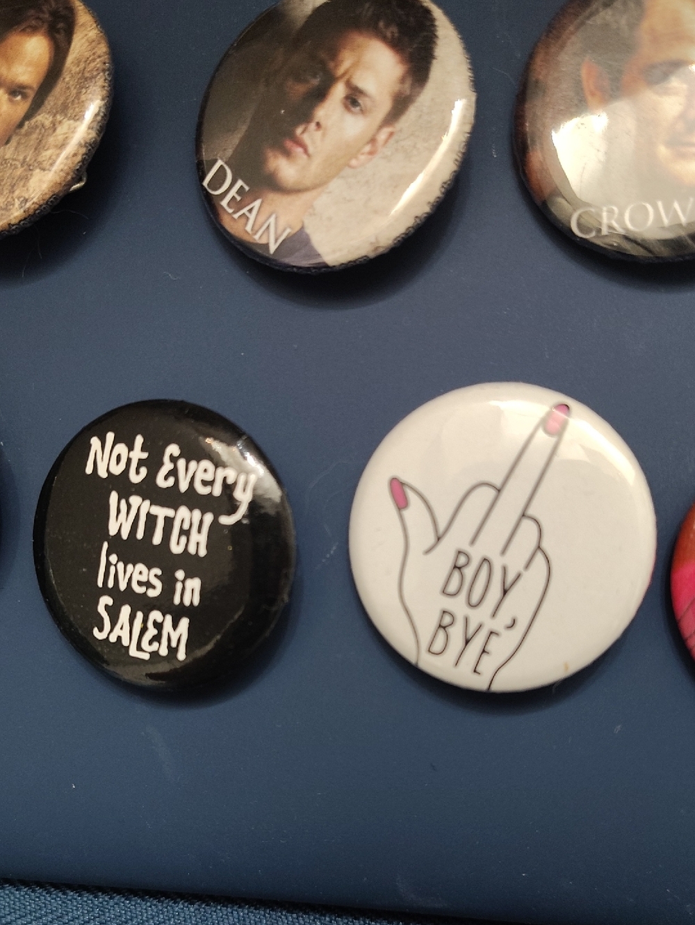 Button Pin Lot - Assorted Character Buttons - Picture 6 of 7